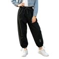 thumbnail image 4 of WhouRiu Boys Girls Windproof Joggers Pants Unisex Solid Color Elastic Waist Loose Sweatpants Kids Outdoor Comfortable Versatile Trousers,12-13 Years, 4 of 9