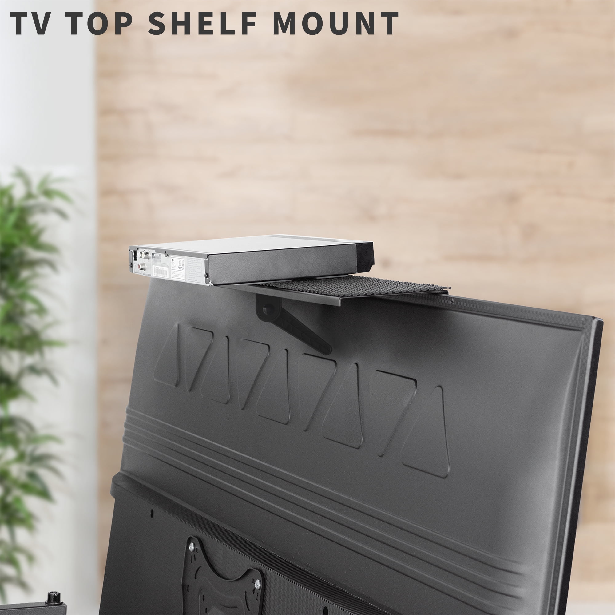 Top Shelf Desktop Mounting Bracket Platform Holds Speaker Streaming Devices LC 