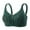 Green, variant on UngA Seamless Bras for Women Front Closure Push up Bra No Underwire Front Opening Bra with Snaps Breathable Comfort Bras Light Yellow,XL