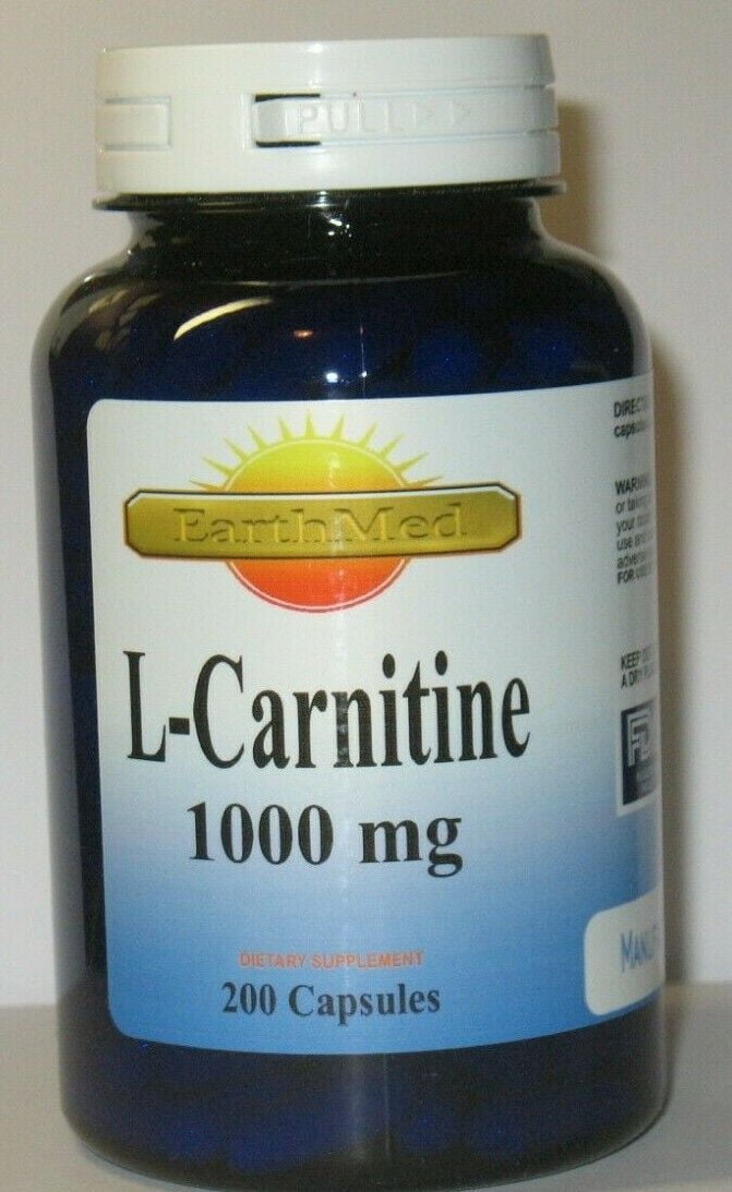 LCarnitine High Potency 1000mg 200 capsules