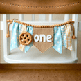thumbnail image 5 of Cute Fabric Banner with Polka Dot and Gingham Elements One Year Old Theme Backdrop Party Decorations for First Birthday Party Photography Props Baby Shower Decor, 5 of 8