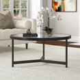 thumbnail image 4 of Henn&Hart Table Basse 32" en Métal/verre Finition Bronze Noirci, 4 of 7