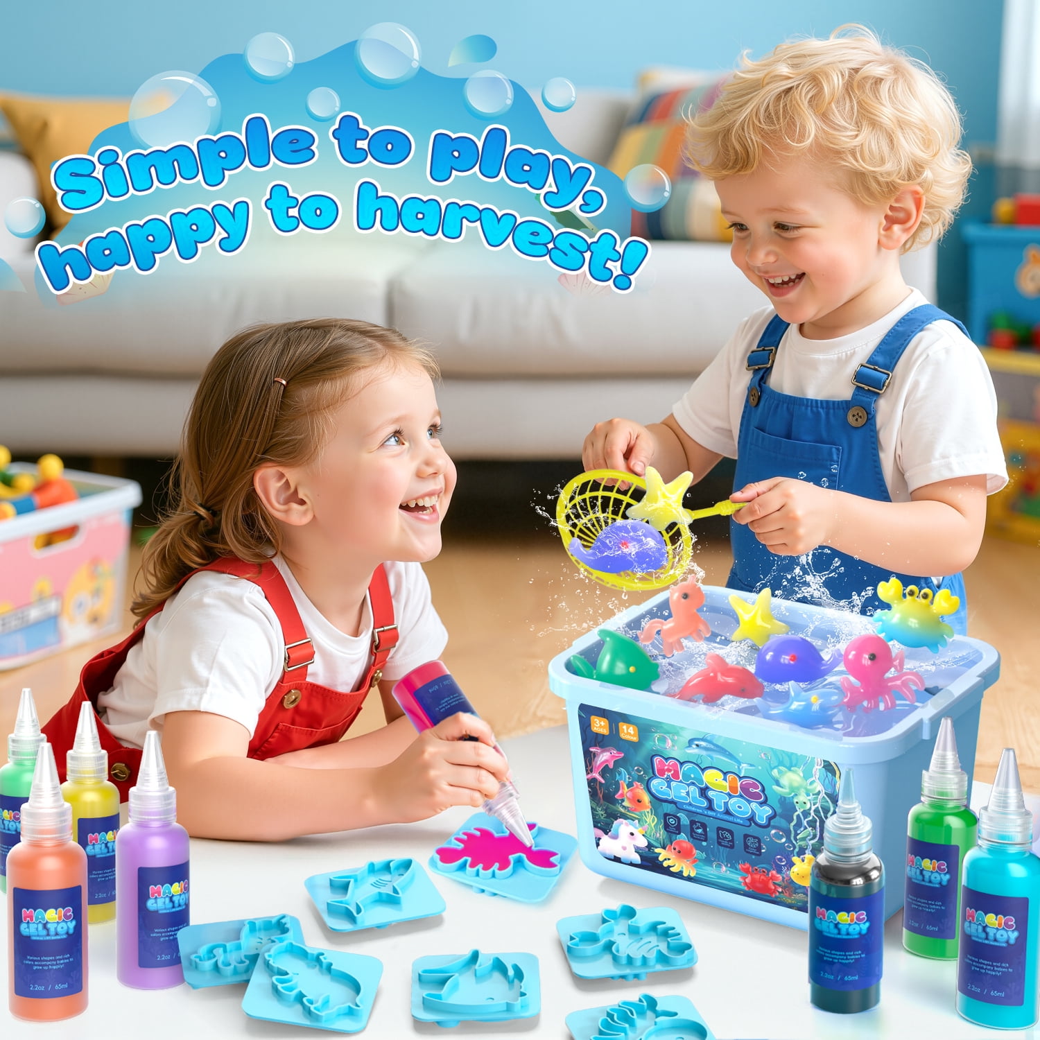 Huge Wave DIY Models Toy Kit, Art & Craft Kit STEM Gifts for Kids, Ideal Christmas Birthday Gifts for Boys & Girls Aged 6-12 Years Old