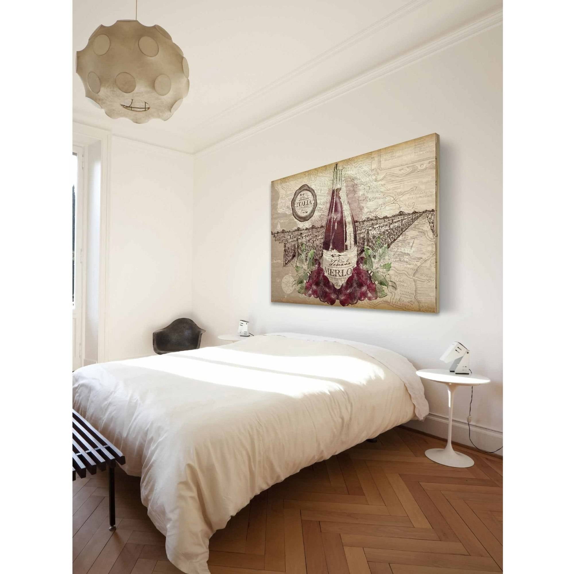 Marmont Hill 'Wine 2' Painting Print on Wrapped Canvas