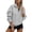 BBF54-Gray, variant on VV AVEORS Plus Size Sweatshirt For Women Half Zip Quarter Zipper Pullover Hoodies Tops Fall Fashion 2026 Casual Workout Sweaters Tops White 2XL