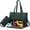 Dark Green, variant on 3 in 1 Tote Bag for Women Lunch -Insulated Compartment,Quilted Large Capacity Computer Handbag with Purse for Business,Removable Lunch Bag for Business,Work, Travel, Office(Black)