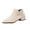 Beige, variant on Red Womens Ankle Boots Chunky Heel Bow Decor Thick Sole Short Boots Low Heel Fall Winter Casual Non-Slip Comfortable Soft Sole Daily Wear Shoes Size 36