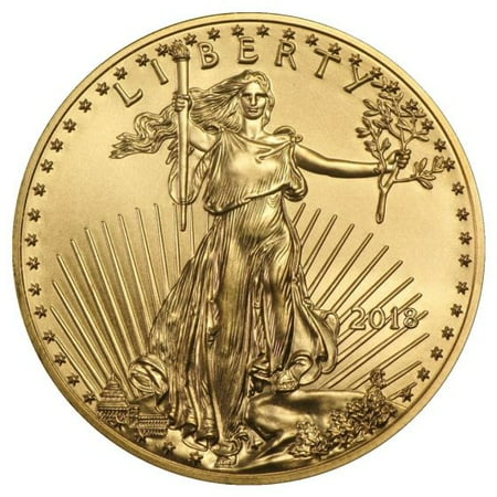 - 2018 American Gold Eagle 1 oz Gold Coin