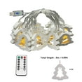 thumbnail image 4 of Small Light String Christmas String Lights LED Wooden Christmas Tree Modeling Lights Simulation Christmas Tree Hanging Lights halloween decoration string lights, 4 of 8