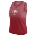 thumbnail image 2 of Women's WEAR by Erin Andrews x Gracie Hunt Scarlet San Francisco 49ers Ombre Tank Top, 2 of 4
