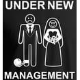 thumbnail image 2 of Under New Management T-Shirt Funny Wedding Bachelor Party Tee, 2 of 3