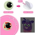 thumbnail image 6 of 10Pcs Wiggle Eyes,  Self-Adhesive Googly Eyes Self Adhesive Black White Plastic Googly Eyes Mixed Assorted Sizes Sticker Eyes for DIY Crafts Decoration(5mm -40mm), 6 of 7