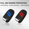 thumbnail image 7 of 2PCS Silicone Key Fob Cover Protector for Challenger Charger Durango Journey Dart 5 Buttons Keyless Fit for Dodge Accessories Key Shell (Red Trim and Blue Trim), 7 of 7