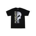 thumbnail image 7 of Marvel Comics Men's Punisher Split Face Design Graphic Print Adult T-Shirt, 7 of 7