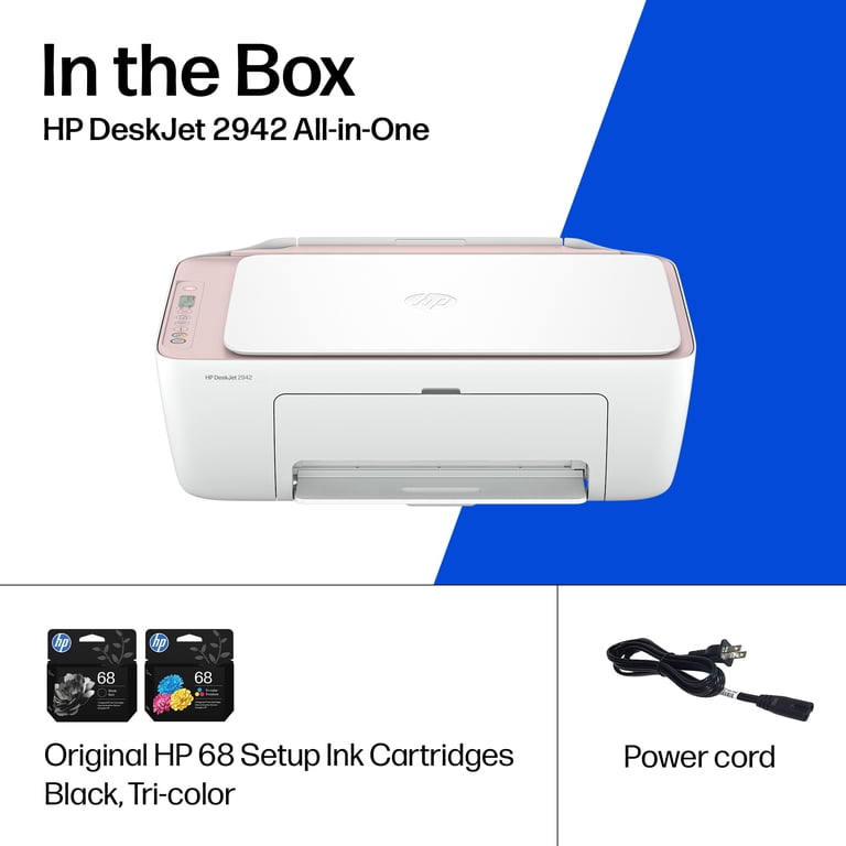 HP DeskJet 2942 Wireless All-in-One Color Inkjet Printer, Scanner HP DeskJet 2942 Wireless All-in-One Color Inkjet Printer, Scanner