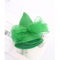 thumbnail image 5 of Organza Church Fascinator Wedding Tea Party Derby Hats for Women Flower Wide Brim Sun Hat, 5 of 5