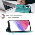 thumbnail image 3 of for Samsung Galaxy A32 5G Crossbody Wallet Case with Card Holder, Flip Folio Book Style Leather Shockproof Protective Phone Cover with Shoulder Strap/Lanyard for Samsung Galaxy A32 5G, Green, 3 of 9