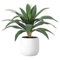 thumbnail image 5 of 16in Faux Agave Plant, UV Protected Green Artificial Agave, Unpotted Mini Fake Succulent for Indoor Outdoor Decoration, 5 of 7