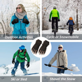 thumbnail image 5 of Guantes de nieve de invierno Impermeable Forro polar de esquí Guante cálido a prueba de viento MFZFUKR CPB-US-XD410-2, 5 of 5
