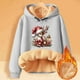 thumbnail image 2 of WILLBEST Sudadera Deportiva para Mujer, Ideal para Navidad E Invierno Sudadera con Capucha Gruesa, Cálida y Colorida XX-Grande, 2 of 3