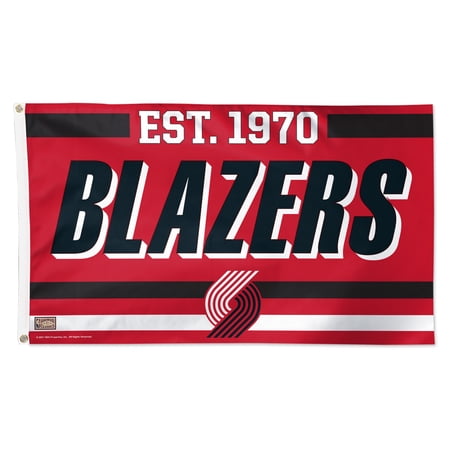 WinCraft Portland Trail Blazers 3 x 5 Single-Sided Franchise Establishment Deluxe Flag
