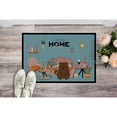 thumbnail image 2 of Chocolate Chow Chow Sweet Home Door Mat, 2 of 3