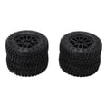 thumbnail image 4 of Llantas de rueda RC Neumáticos de goma, 4 piezas Rueda de plástico de 55 mm Neumáticos de goma RC Llanta de rueda de plástico Neumático de goma Innovación moderna, 4 of 8