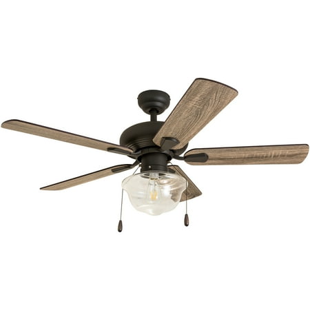 

Prominence Home Hartcrest 42 In. Bronze Indoor Ceiling Fan