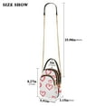 thumbnail image 2 of ALAZA Chain Crossbody Bags for Women Hearts Love Shoulder Handbag Phone Purse, 2 of 5