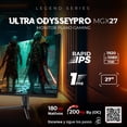 thumbnail image 2 of Monitor Gamer 27 Balam Rush Odyssey Pro MGP27P 1Ms 200Hz FHD IPS LED RGB HDMI BR-938624 negro, 2 of 5