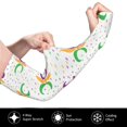thumbnail image 3 of Goofa Mardi Gras Carnival1 Pattern UV Sun Protection Arm Sleeves, UPF 50 Sports Cooling Arm Compression Sleeves for Men Women Teenager, 3 of 8