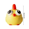 thumbnail image 2 of Bubble Blower Animal Squishy Fidget Toys for Adults, Silicone Tactile Gadget, Indoor Desktop Sensory Accessory Bunny Chicken Hippo Style 1 Pack, 2 of 2