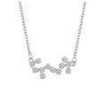 thumbnail image 2 of Weloille Ladies Jewelry 12 Diamond Necklace Pendant Clavicle Chain Gifts, 2 of 2