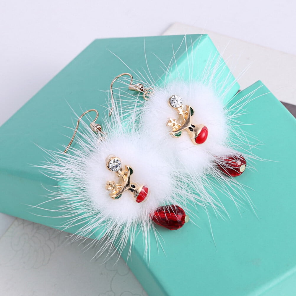Amazon.com: 6 Pairs Butterfly Pom Pom Earrings Drop Dangling Colorful Pom  Pom Earrings Winter Jewelry Butterfly Pendant Earrings Faux Fur Fluffy Ball  Earrings for Girls Women: Clothing, Shoes & Jewelry