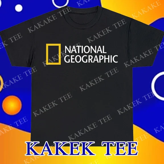 New National Geographic Logo T-Shirt Funny Size S to 5XL