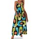 thumbnail image 1 of Vestido sin mangas retro de mediados de siglo con composición atómica 223 vestidos para mujer ropa de mujer, 1 of 7