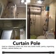 thumbnail image 4 of AMERTEER Spring Tension Curtain Rod 1/2” Diameter Adjustable Length Expandable Spring Loaded Curtain Tension Rods For Window  Bathroom  Cupboard Kitchen [25-40cm], 4 of 9