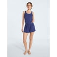 thumbnail image 3 of Joyspun Women’s Sleep Ribbed Modal Tank Top and Shorts Set, Size XS-XL, 2X-3X, 3 of 5