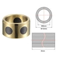 thumbnail image 2 of Uxcell 8mm x 10mm x 6mm Sleeve Bearings Wrapped Oilless Bushings Brass Graphite 2 Pack, 2 of 4