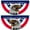 Red 1, variant on MYFLOCY 2 Pcs American Patriotic Half Pleated Fan Bunting Flag 4th of July Decorations Outdoor Indoor Flags (B Eagle)