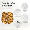 thumbnail image 6 of Lsque Vintage Wood Grain Sunflower B Printed Women's Running Shorts with Liner Pockets,Elastic Quick Dry Workout Athletic Gym Yoga Shorts,Womens High Waist Shorts-Medium, 6 of 9