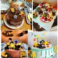 WEUVEB Construction Car Cake Toppers, Multi Color, Birthday Decor ...
