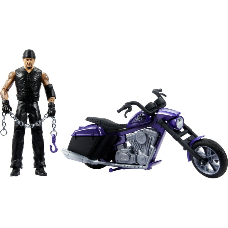 Mattel Collectible - WWE Wrekkin' Boneyard Slamcycle with 6