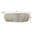 thumbnail image 4 of CT3601-50 Oval Shape Coffee Table Made with Aluminum in Silver Color, 4 of 7