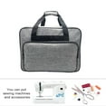 thumbnail image 4 of Waterproof Nylon Sewing Machine Tote Bag Sewing Machine Storage Bag Travel Portable Sewing Machine Hand Bags Carrying Case w/Pockets & Handle for Standard Sewing Machines & Accessories Home Decor, 4 of 6