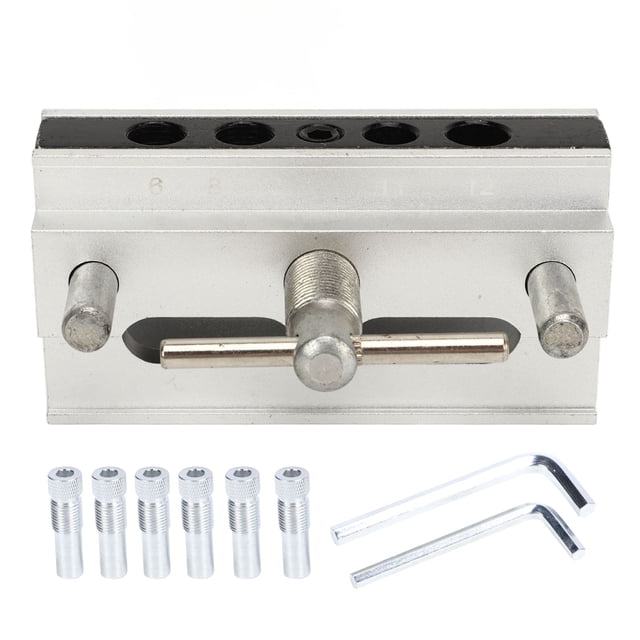 Self Centering Dowel Jig Hole Drill Guide Positioner Locator Tool for Woodworking