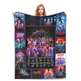 thumbnail image 5 of Strangers Things 5 Throw Blanket Merch Stuff Gifts Music Flannel Blanket Warm Throw Pink Blanket Bed Music Fans Party Bedroom Decorations Hug/Healing Blanket for Women 40x50in, 5 of 8