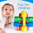 thumbnail image 4 of 2pcs Set Plastic Dumbbell Bone Shape Children Exercise Fitness Sport Toy V0D6, 4 of 6