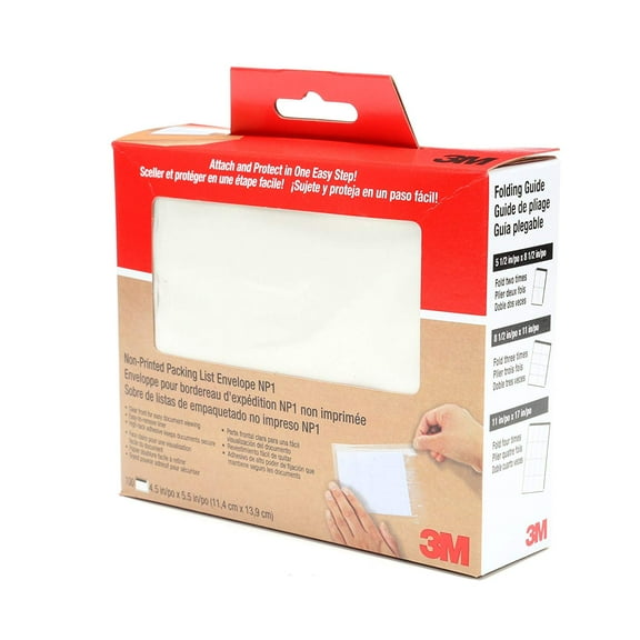 PLE-NP1 - Non-Printed Packing List Envelope - 4 1/2in x 5 1/2in - (Pack of 500)