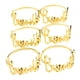 thumbnail image 4 of Juego de anillos para servilletas, porta servilletas navideños, manualidades, porta anillos para servilletas, hebillas para servilletas para mesa de comedor, Halloween, festividades, 6 piezas, 4 of 9